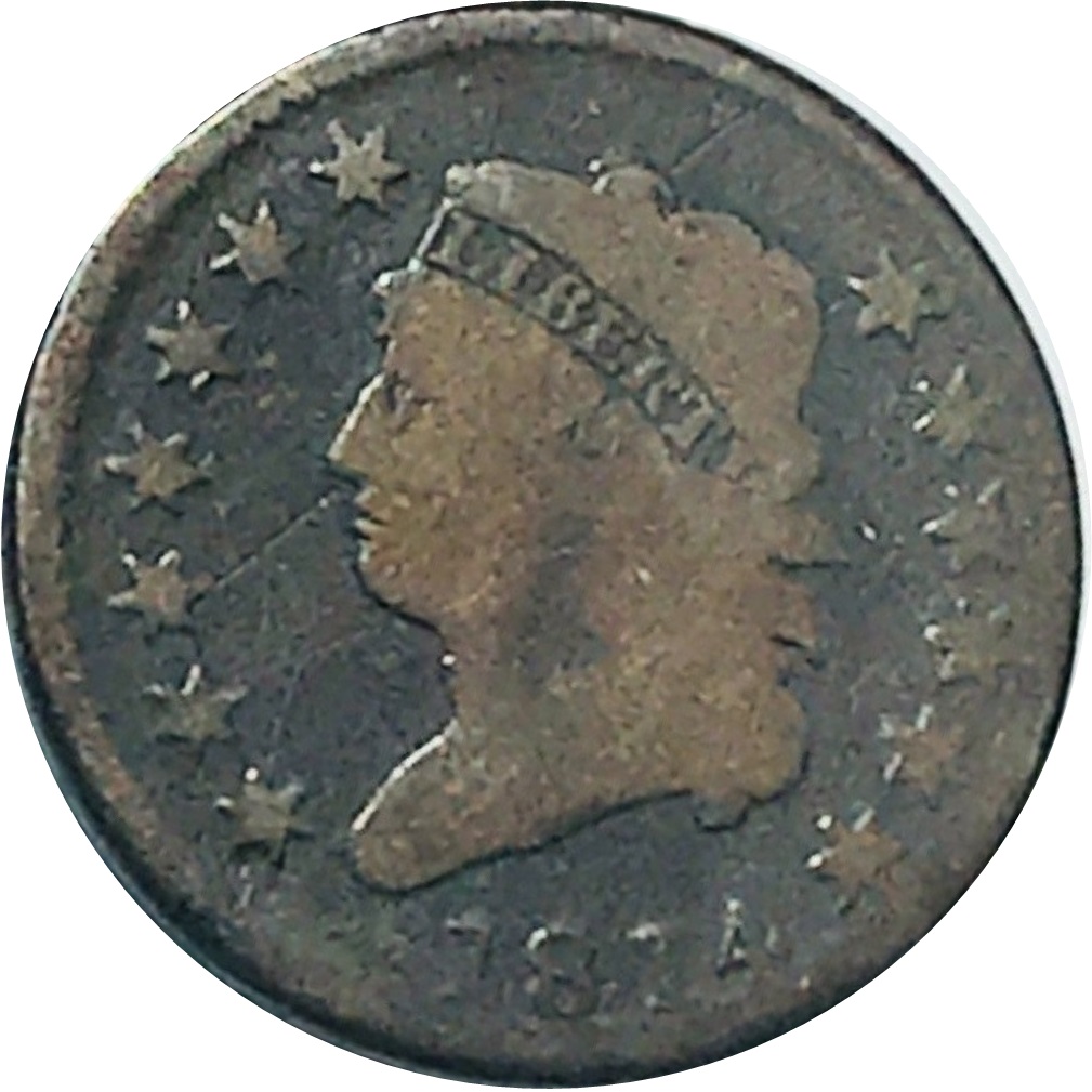 1814-Classic-Head-Large-Cent---Sheldon-294---R1---Crosslet-4-Variety